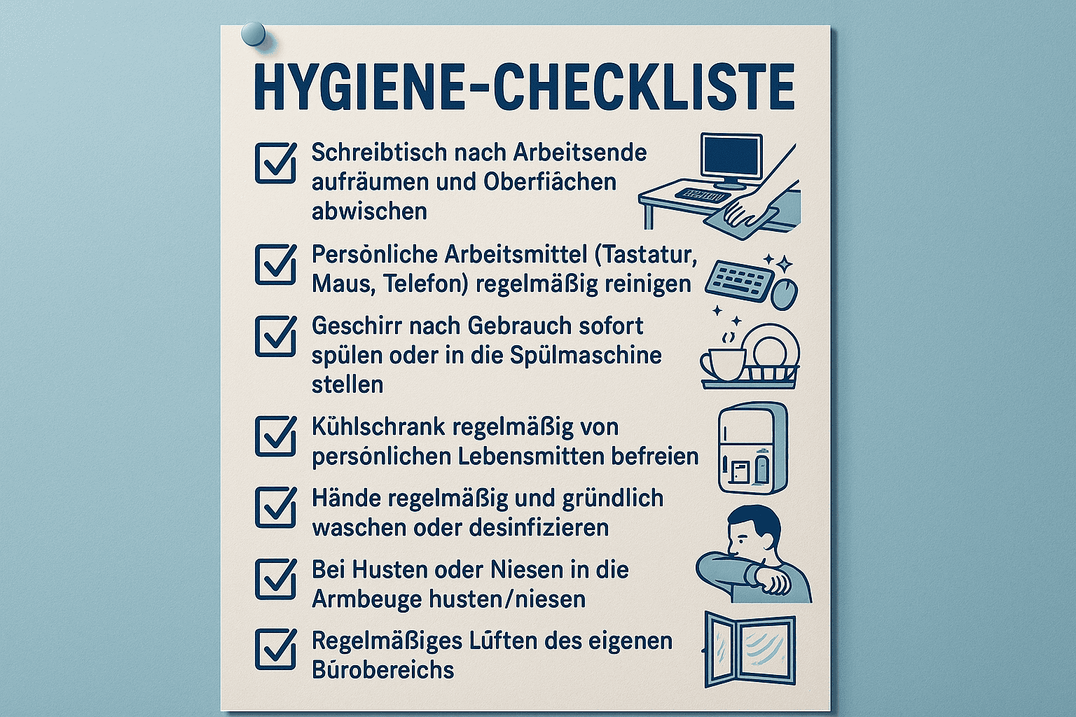 Hygiene im Büro 